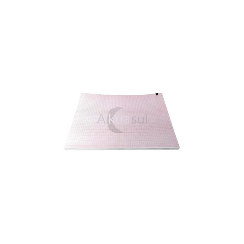 Papel para Electrocardiografo Edan MS1-32462 Plegable Hellige 209mm X59M – 1 Paquete