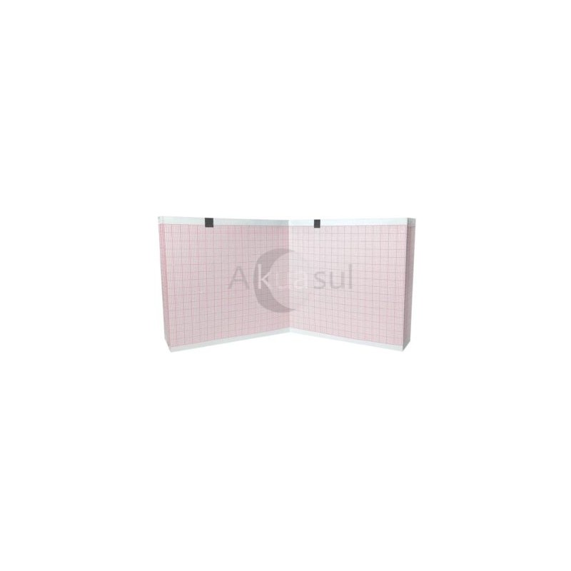 Papel para Electrocardiografo Schiller 2.157.014 Plegable 90mm X36M – 1 Paquete