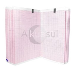 Papel para Electrocardiografo Welch Allyn P/N 406021 Plegable 114mm X17.5 – 1 Paquete