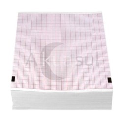 Papel para Electrocardiografo Kenz R112X27Z Plegable 111,5mm X26M – 1 Paquete