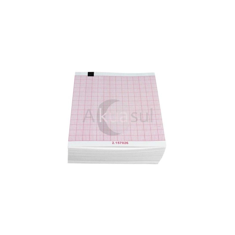 Papel para Electrocardiografo Schiller 2.157026 Plegable 80mm X21M – 1 Paquete