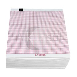 Papel para Electrocardiografo Schiller 2.157026 Plegable 80mm X21M – 1 Paquete