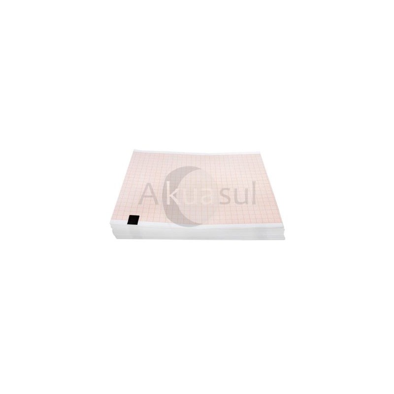 Papel para Electrocardiografo Fukuda Denshi OP-222TE Plegable 109.5mm – 1 Paquete